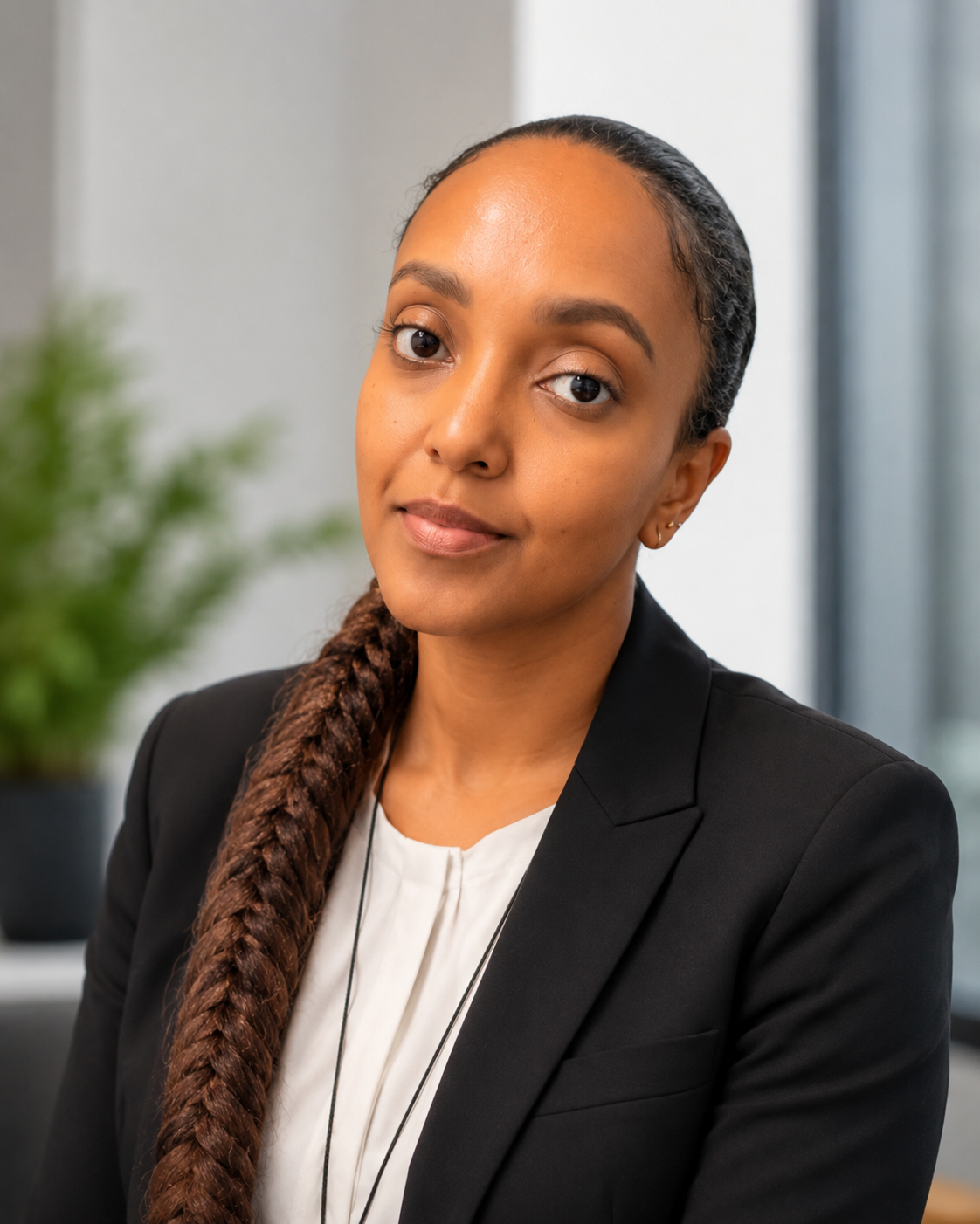 Portrait of Mahlet Konjit-Solomon, founder of Makolytics